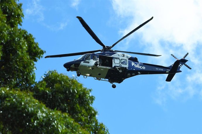 Archivo - Helicóptero de la Policía en Australia