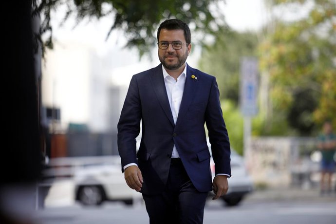 El president de la Generalitat de Catalunya, Pere Aragons