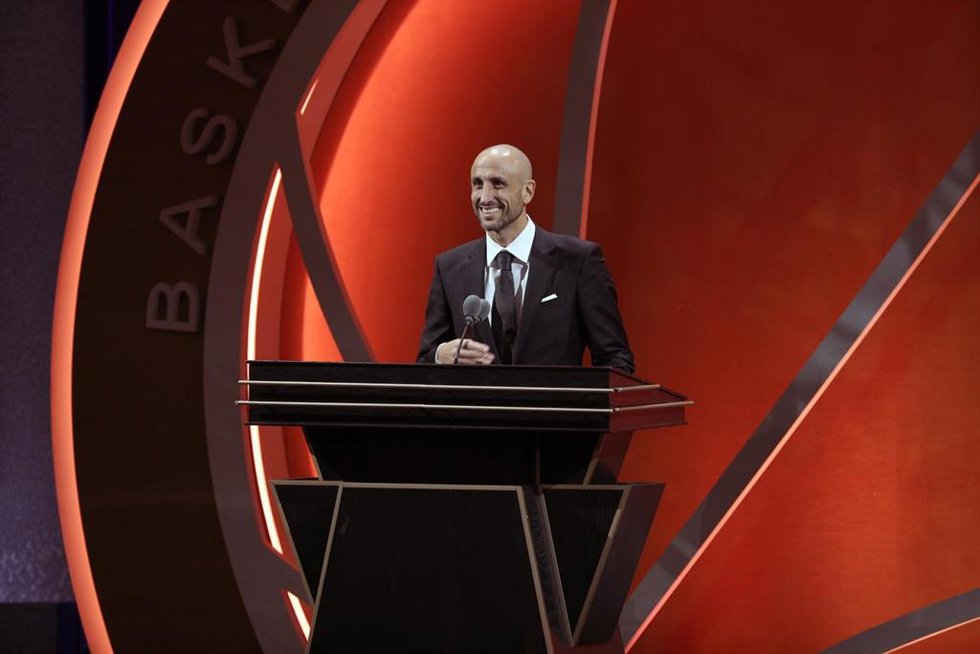 El argentino Manu Ginóbili entra en el Salón de la Fama