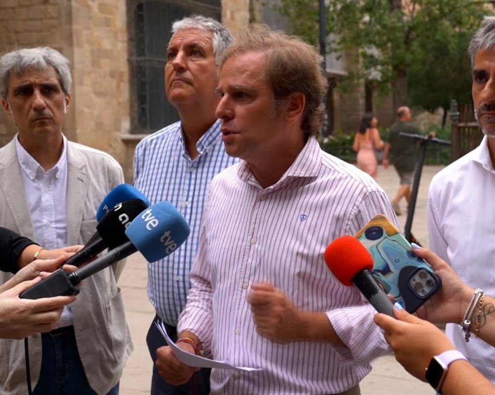 Garriga durante las declaraciones