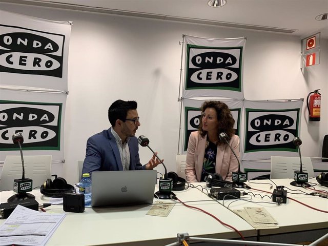 La alcaldesa de Almería, María del Mar Vázquez, en el programa 'Gente Viajera' de Onda Cero