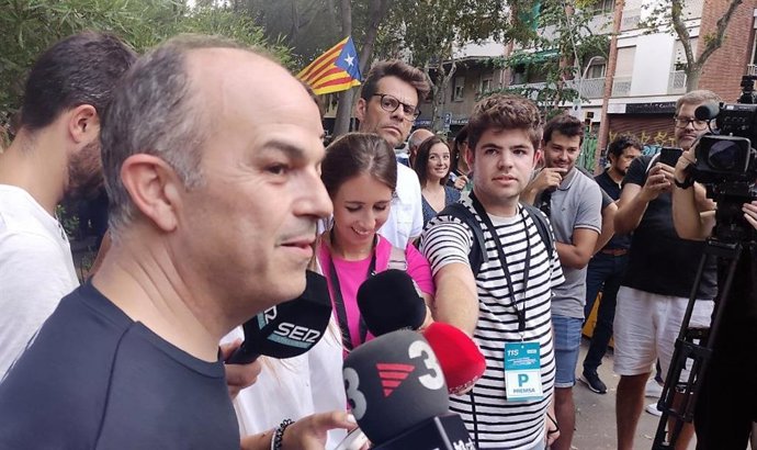 Jordi Turull (Junts) en la manifestació