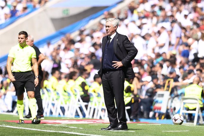 Carlo Ancelotti, entrenador del Real Madrid