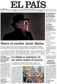 Las portadas de los periódicos del lunes 12 de septiembre