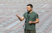 Zelenski agradece a los ucranianos la defensa del país después de 200 días de guerra