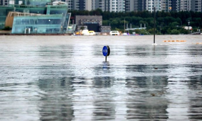 El tifón Hinnamnor asola Corea del Sur