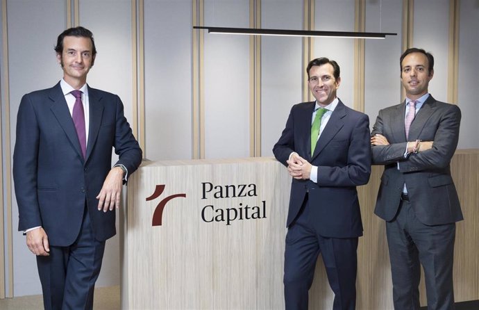 Los fundadores de Panza Capital, Gustavo Trillo, Ricardo Cañete y Maximiliano Pablos.