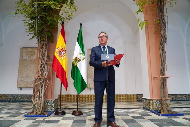 El secretario general del PSOE-A y presidente del Grupo Parlamentario Socialista, Juan Espadas, en una foto de archivo.