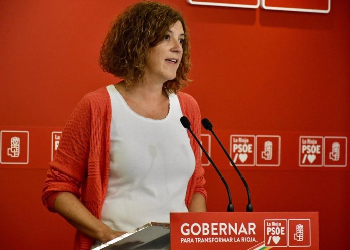 La secretaria de Organización del PSOE, María Marrodán, en comparecencia de prensa