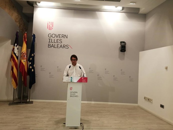 El portavoz del Govern y conseller de Modelo Económico, Turismo y Trabajo, Iago Negueruela.