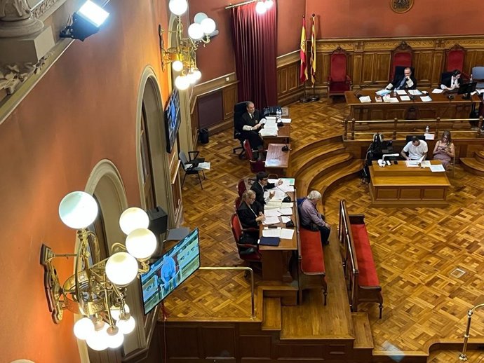 Imagen de la primera sesión del juicio