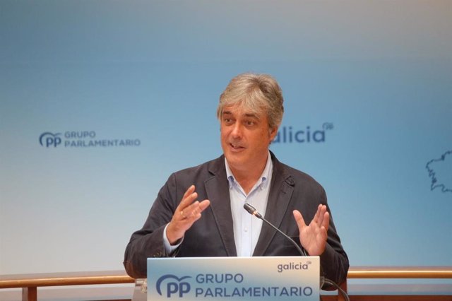 El portavoz parlamentario del PPdeG, Pedro Puy