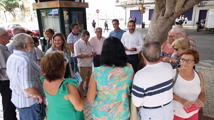 Presentación de la campaña del PSOE 'Quiero mi barrio como calle Larios'