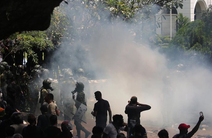 Archivo - Crisis en Sri Lanka