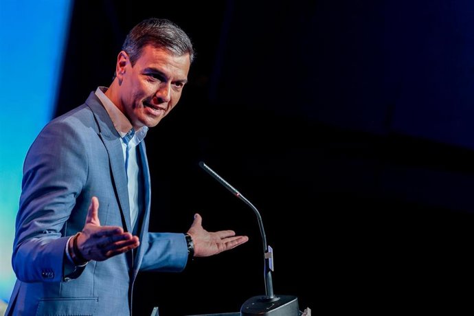El presidente del Gobierno, Pedro Sánchez, 