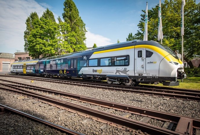 Mireo Plus H, el tren de hidrógeno verde Siemens y Deutsche Bahn.