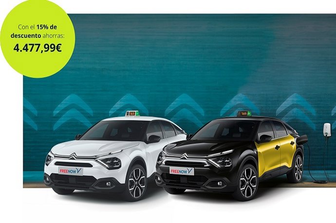 Descuento para taxista de Free Now y Citron