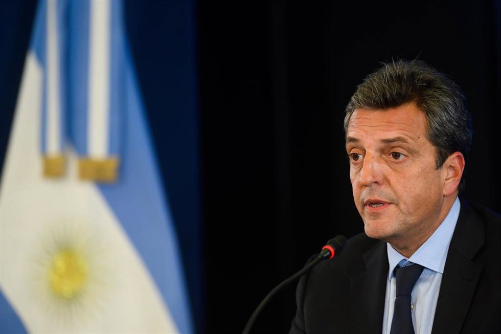 Archivo - El ministro de Economía argentino, Sergio Massa