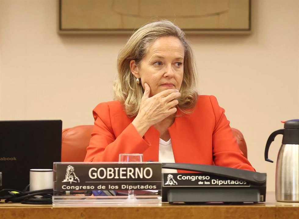 La vicepresidenta primera del Gobierno y ministra de Asuntos Económicos y Transformación Digital, Nadia Calviño.
