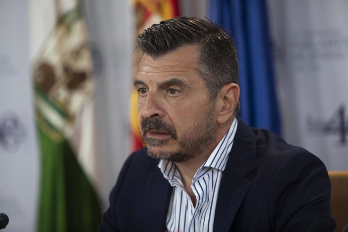 El portavoz parlamentario del PP de Andalucía, Toni Martín, en una imagen de 7 de septiembre. 