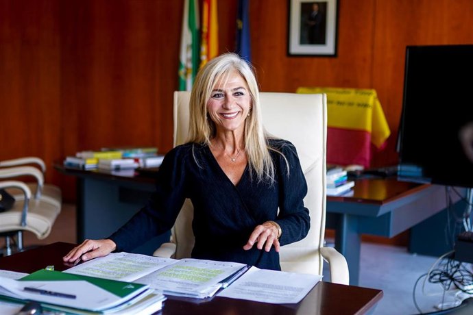 Entrevista de Europa Press a la Consejera de Desarrollo Educativo y Formación Profesional, Patricia del Pozo, en Sevilla (Andalucía España)