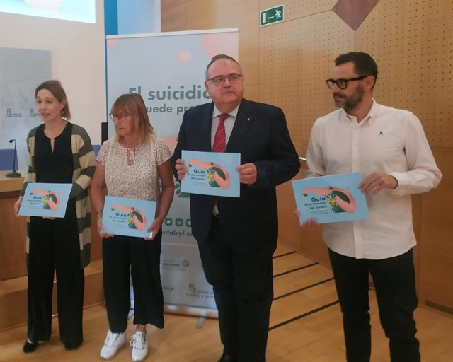 Presentación de la nueva guía contra suicidios en Castilla y León.