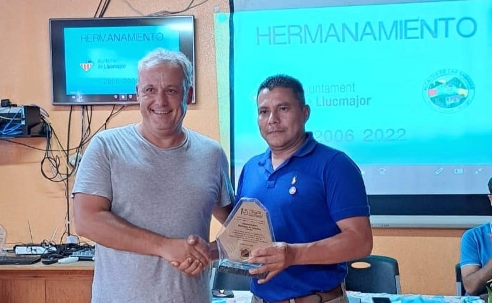 El conseller insular de Promoción Económica y Desarrollo Local, Jaume Alzamora, durante su visita a Nicaragua.