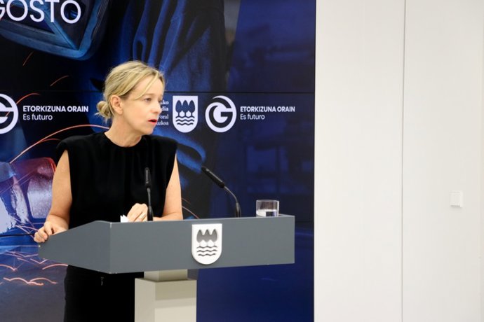 La portavoz de la Diputación de Gipuzkoa, Eider Mendoza