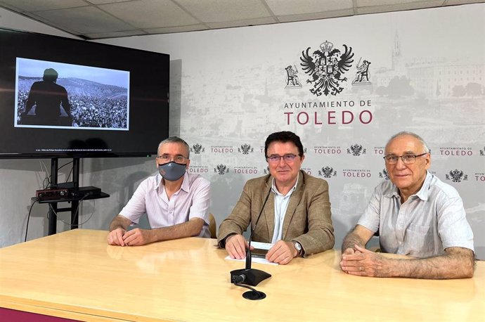 Presentación de la nueva exposición virtual 'Toledo 1982: el otoño del cambio y otras fotografías' en Toledo.