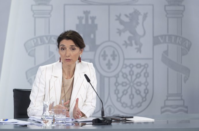 La ministra de Justicia, Pilar Llop, durante una rueda de prensa posterior a una reunión del Consejo de Ministros