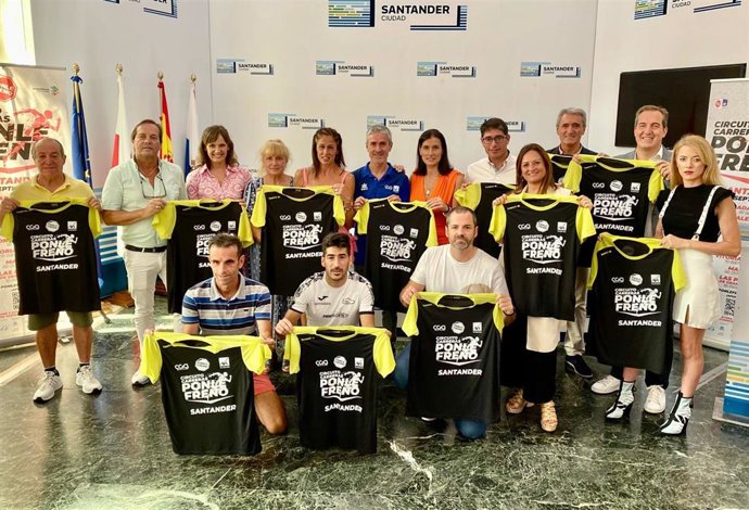 Presentación de la carrera solidaria 'Ponle freno' de Santander