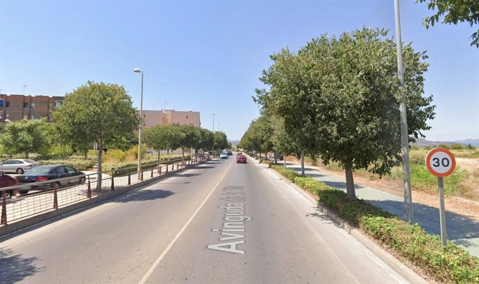 Avenida de la Vila en Sagunt (Valencia)