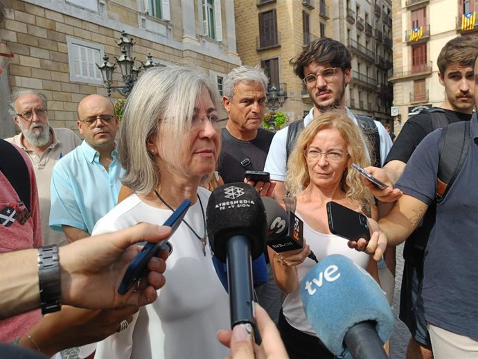 La presidenta de la ANC, Dolors Feliu.