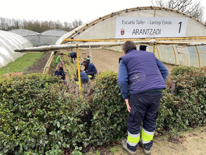 Imagen de la escuela taller de jardinería