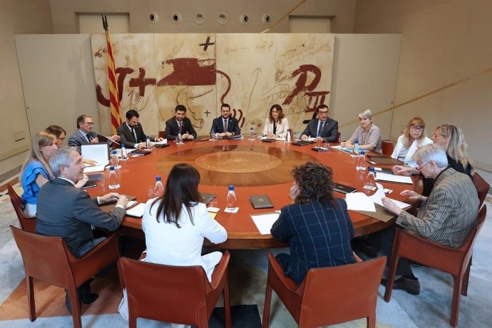 Consell Executiu del Govern de Pere Aragons del 13 de septiembre.
