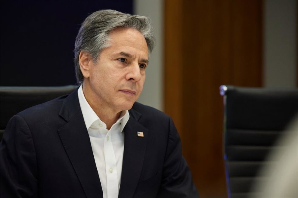 Archivo - Antony Blinken, secretario de Estado de Estados Unidos