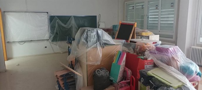 Un aula del colegio.