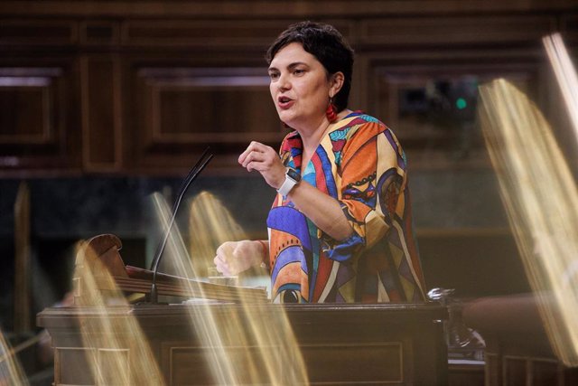 La portavoz fiscal del PSOE, Patricia Blanquer Alcaraz, interviene durante una sesión plenaria en el Congreso