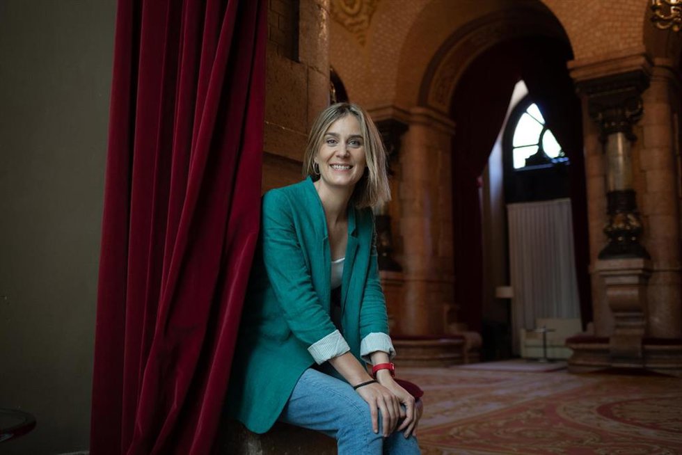 Archivo - La presidenta y diputada del Grupo En Comú Podem en el Parlament, Jéssica Albiach