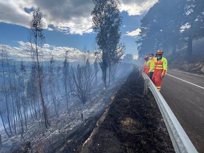 Incendio Forestal en Cantabria