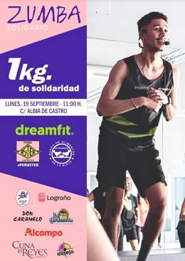 Zumba solidaria el 19 de septiembre en favor del Banco de Alimentos de La Rioja