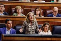 Calviño pide a PP y Vox atender a datos, y no a la fe, y comprobar que la inflación ha comenzado a moderarse