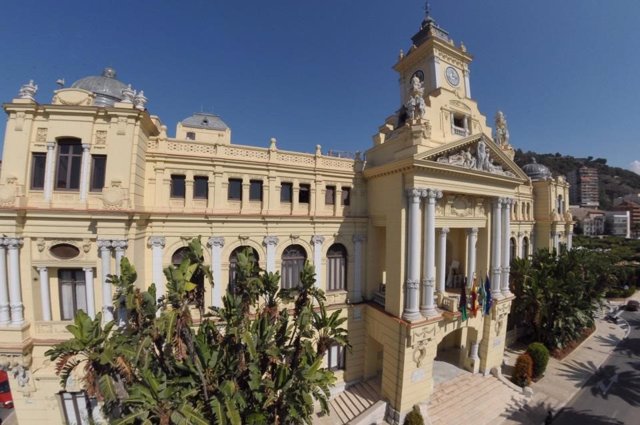 Archivo - Ayuntamiento de Málaga en una imagen de archivo 