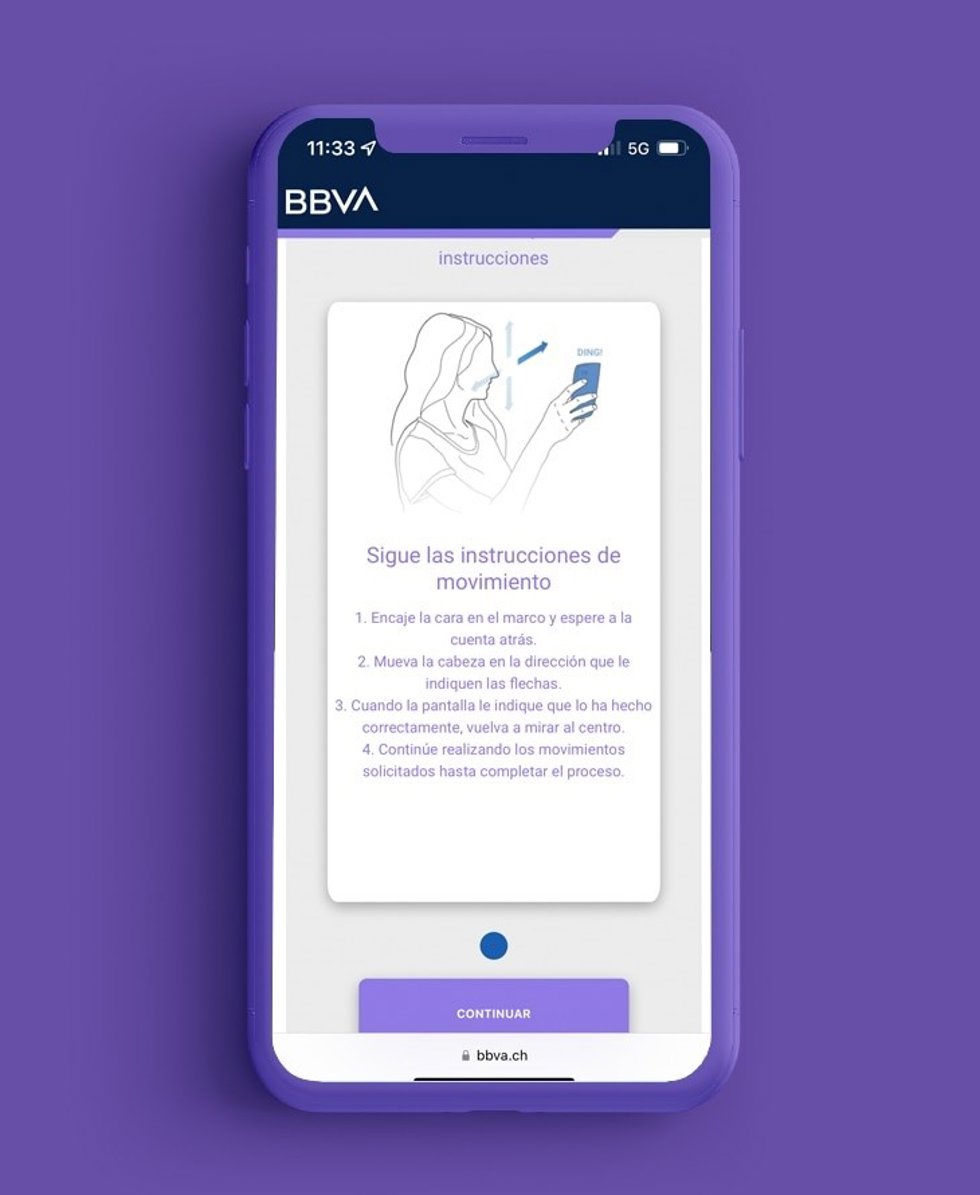 Imagen de recurso de BBVA New en, la cuenta de inversión de la filial de BBVA en Suiza.