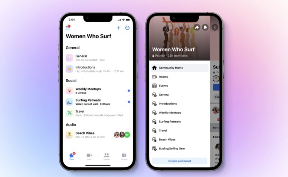 Community Chats' en Messenger
