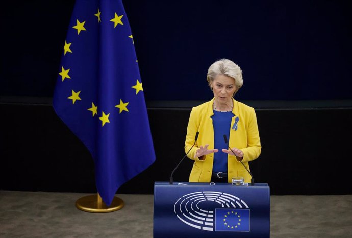 La presidenta de la Comisión Europea, Ursula von der Leyen