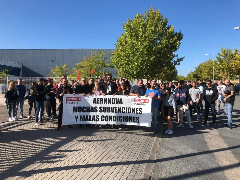 Huelga en Aernnova Composites Illescas
