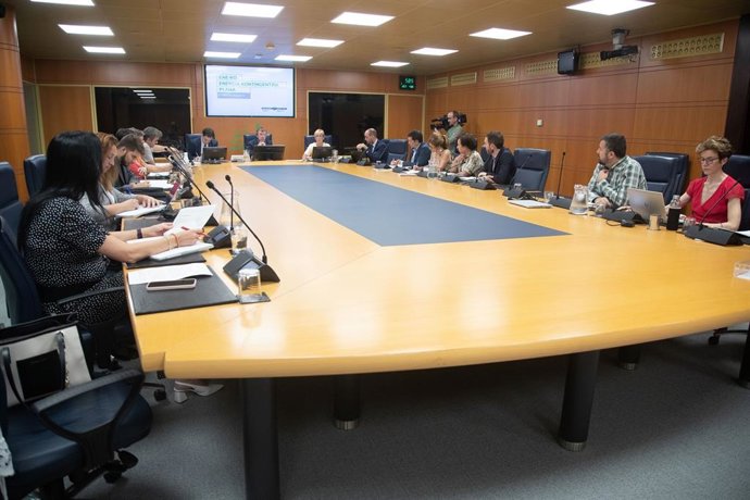 Arantxa Tapia ha presentado el Plan de Contingencia de la Energía de Euskadi en comisión parlamentaria