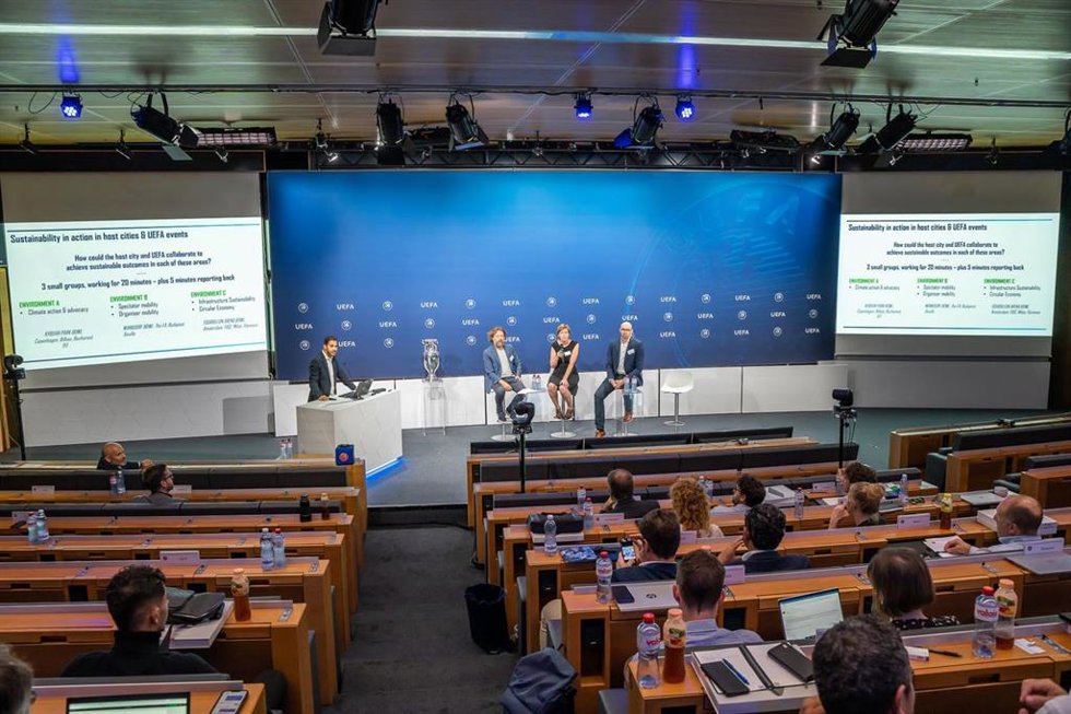 Jornadas en la sede de la UEFA