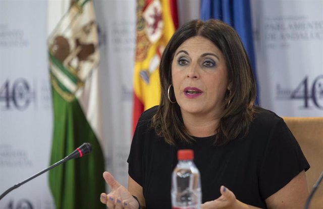 La portavoz del PSOE en el Parlamento de Andalucía, Ángeles Férriz, en una imagen de 7 de septiembre. 